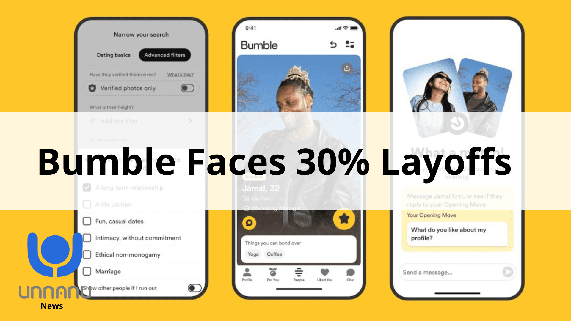 Bumble To Lay Off 30% Of Global Workforce As Dating Apps Struggle
